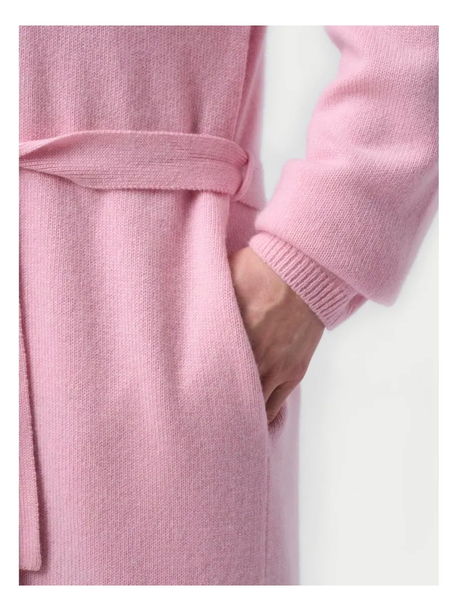 Длинный кашемировый халат для беременных Gobi Cashmere — изображение 5 из 5, розовый-розовый
