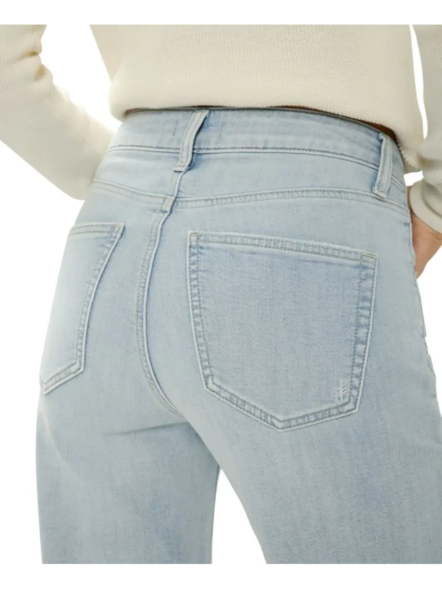 Женские укороченные джинсы Avery с высокой посадкой и широкими штанинами Silver Jeans Co. — изображение 3 из 4, зеленый