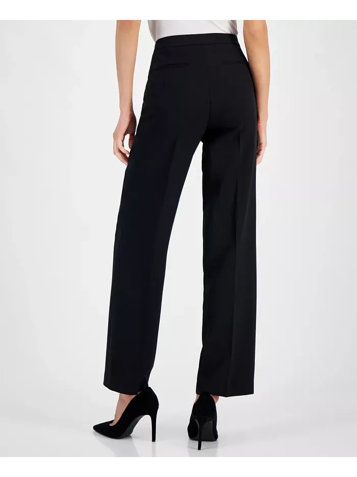 Женские брюки Tab Waist Trouser Pant, Regular & Petite Kasper — изображение 2 из 2, черный