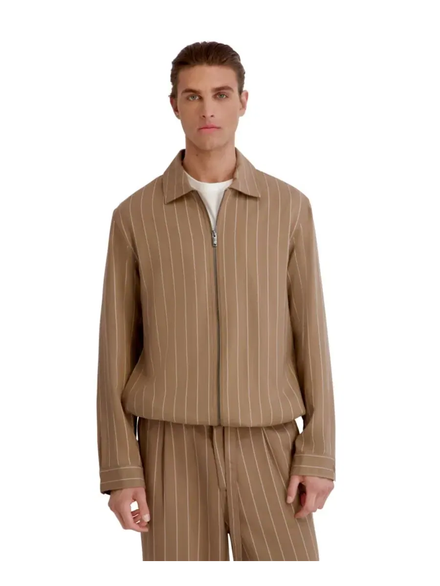 Мужской жакет с принтом в полоску, модель Stripe Regular-Fit KARL LAGERFELD PARIS