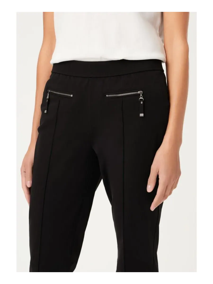 Женские брюки Mona Stretch Pull-On Olsen — изображение 4 из 6, черный