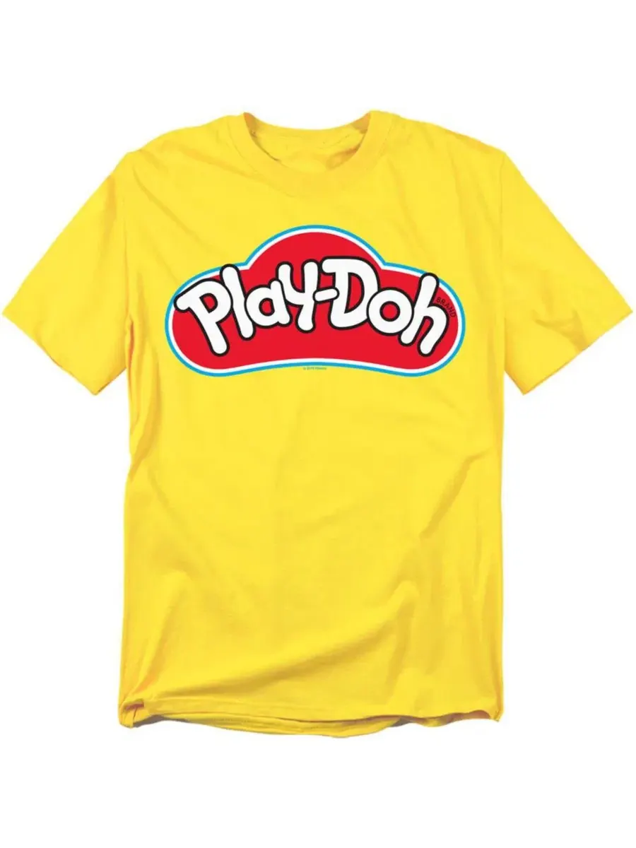 Футболка с принтом Play-Doh Logo Hasbro+ — изображение 1 из 3, желтый