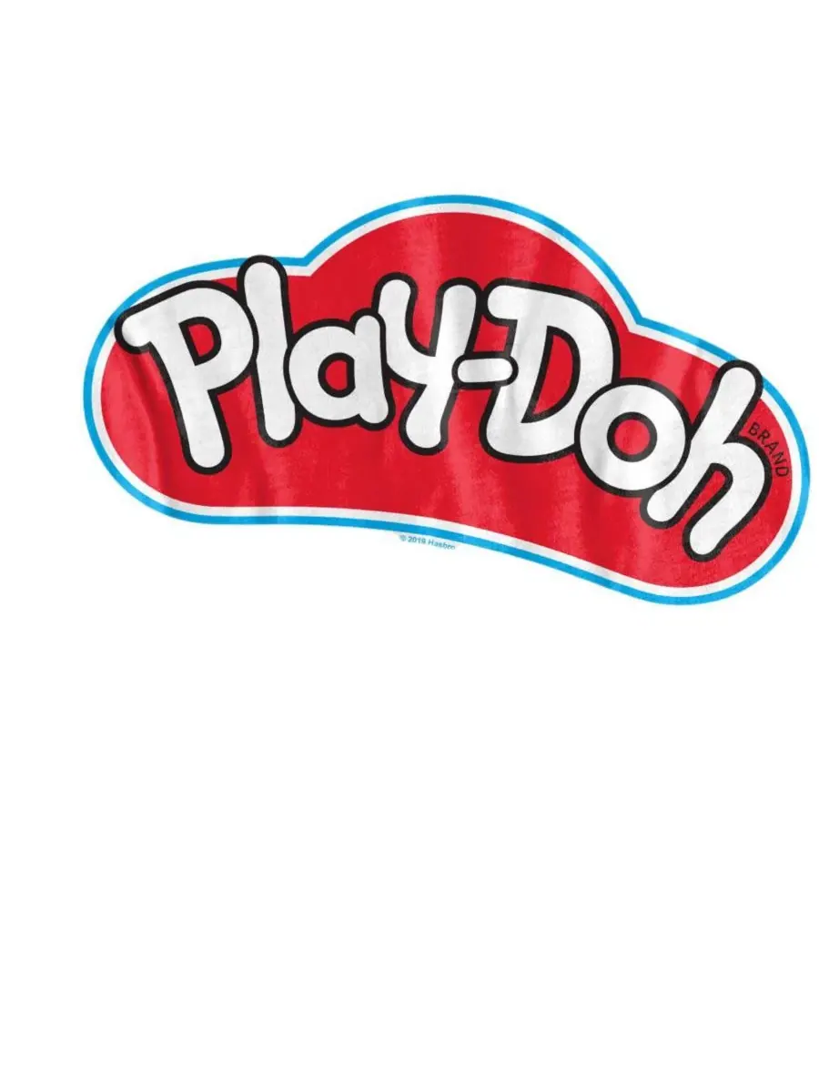 Футболка с принтом Play-Doh Logo Hasbro+ — изображение 2 из 3, желтый