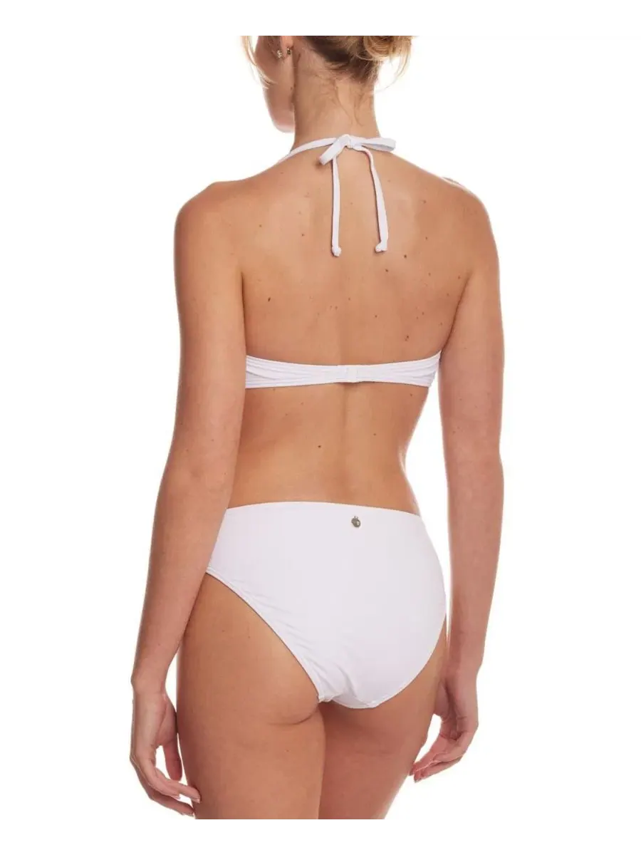Плавки бикини с принтом Women's Floral Print Bikini Swimsuit Bottom LASCANA — изображение 4 из 7, кремовый мульти