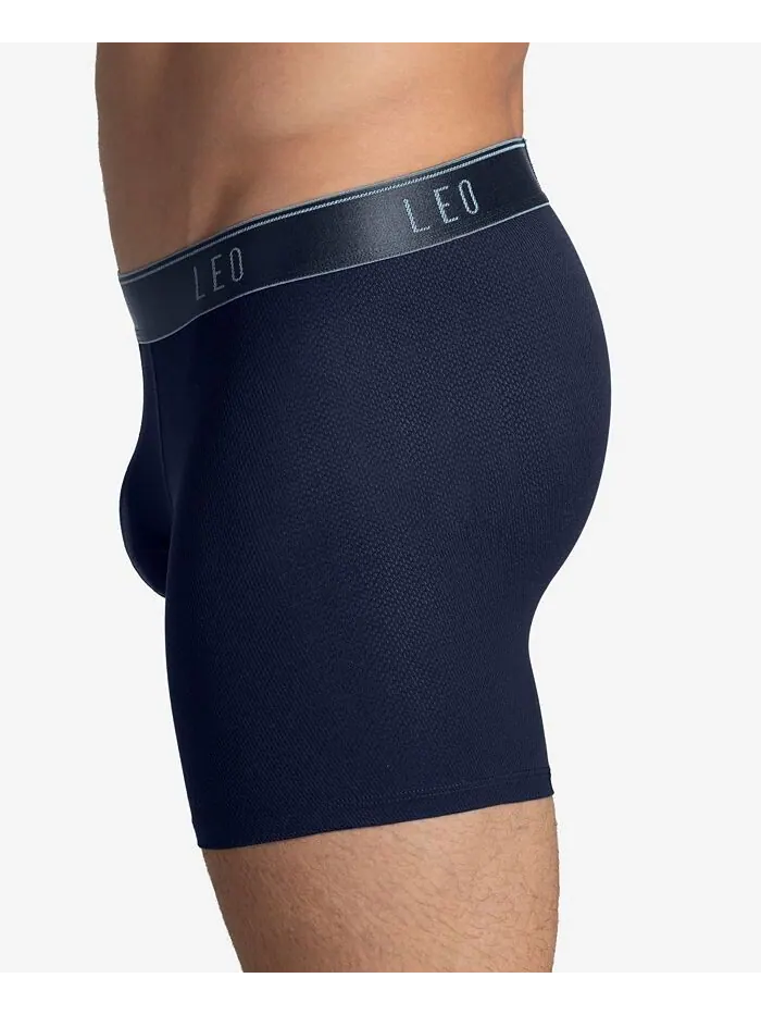 Мужские боксеры средней длины LEO — изображение 4 из 5, синий