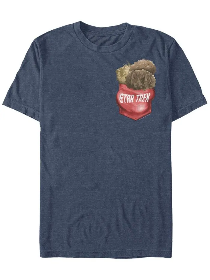 Мужская футболка Star Trek The Original Series с короткими рукавами и карманами Tribbles Fifth Sun — изображение 1 из 1