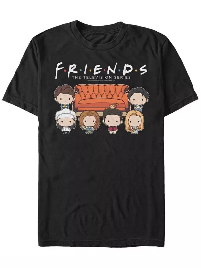 Мужская футболка Friends Friends Couch Crew с коротким рукавом Fifth Sun — изображение 1 из 1, черный
