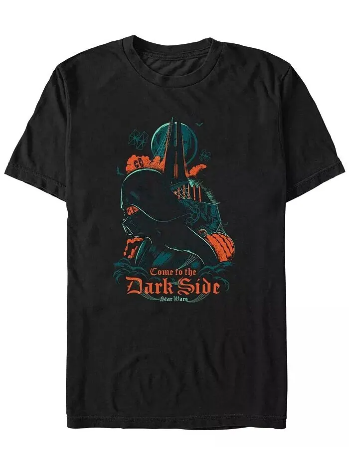 Мужская футболка с короткими рукавами Star Wars the Dark Side Fifth Sun — изображение 1 из 1, черный