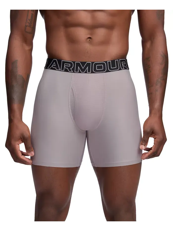 Мужские боксеры Performance Tech Solid, 3 шт., 6" Under Armour — изображение 2 из 3, серый