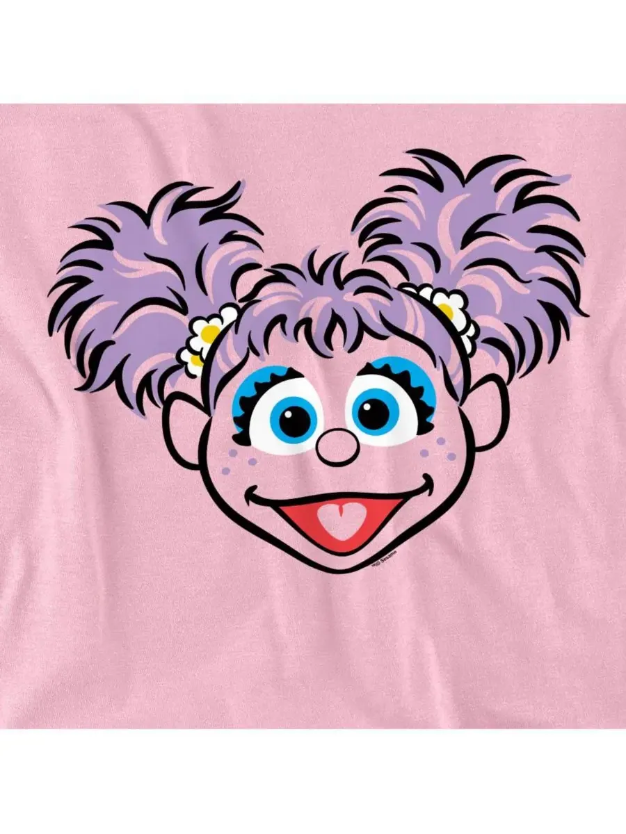 Футболка с длинным рукавом Abby Cadabby Full Face Sesame Street — изображение 2 из 3, розовый