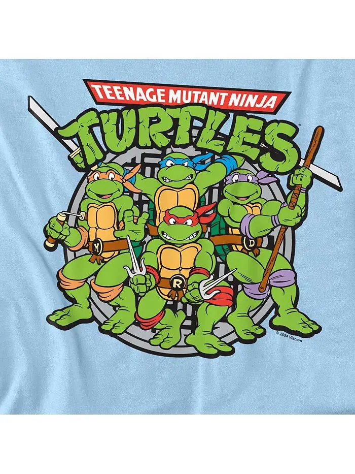 Мужская футболка TMNT Classic Turtles Teenage Mutant Ninja Turtles — изображение 2 из 3, синий