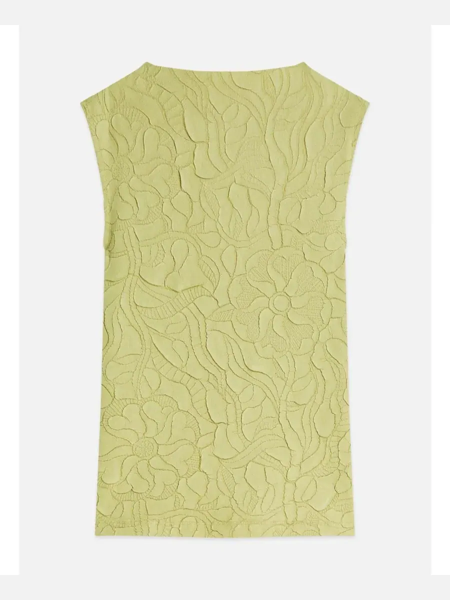 Матовое топ с плиссировкой и высоким воротом, без рукавов SCOTCH & SODA, Beechnut — изображение 5 из 5