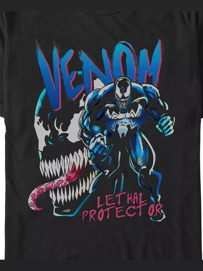 Мужская футболка Venom We Are с коротким рукавом Fifth Sun — изображение 3 из 3, черный