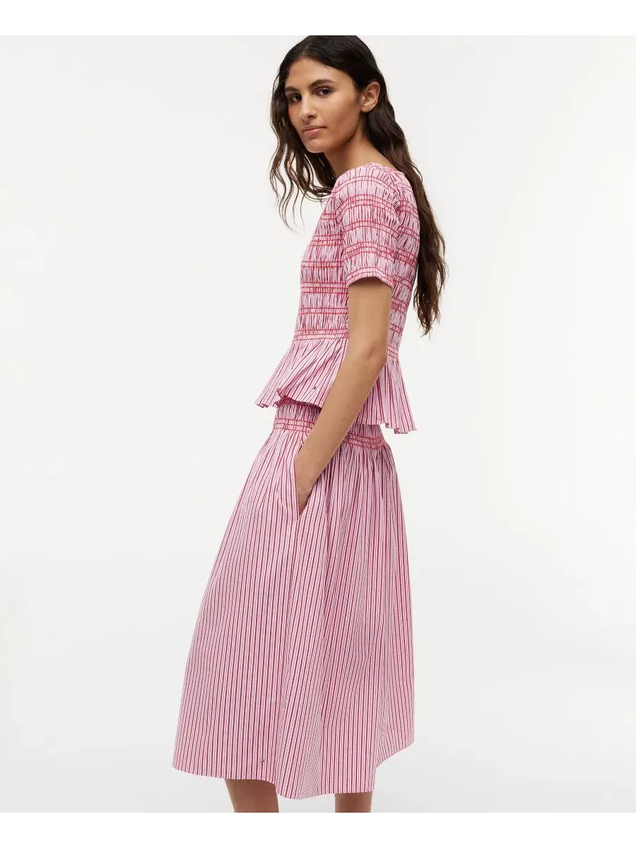 Юбка-миди Tommy Hilfiger — изображение 2 из 4, розовый мульти