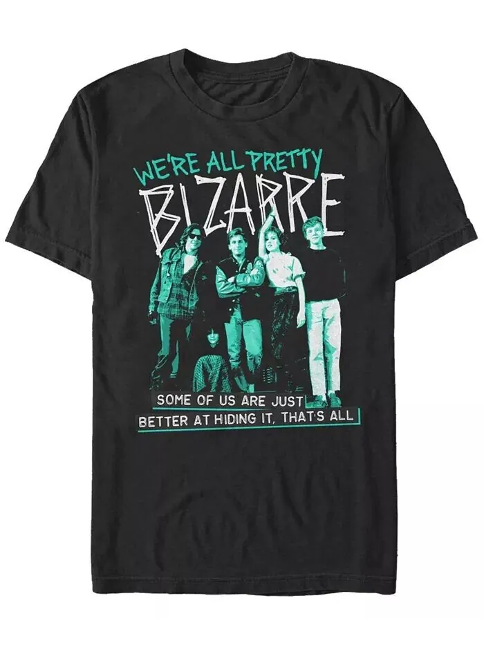 Футболка с коротким рукавом для мужчин «The Breakfast Club» Were All Bizarre Fifth Sun — изображение 1 из 1, черный