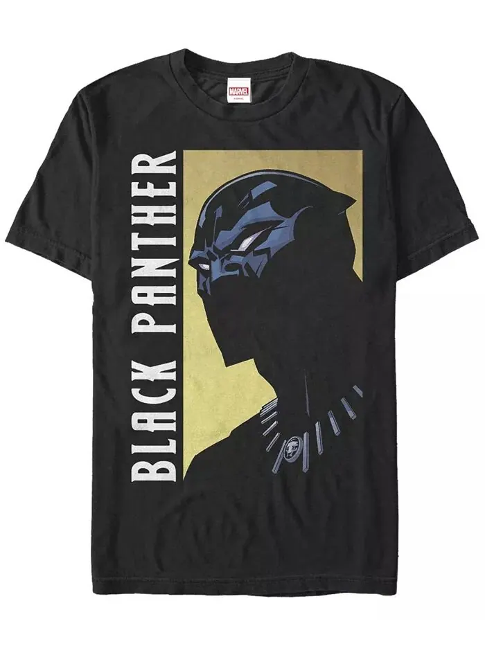 Мужская футболка с коротким рукавом и надписью «Panther» Fifth Sun — изображение 1 из 1, черный