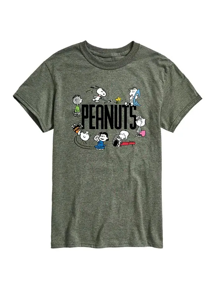 Мужская футболка с коротким рукавом Peanuts AIRWAVES — изображение 1 из 3, зеленый