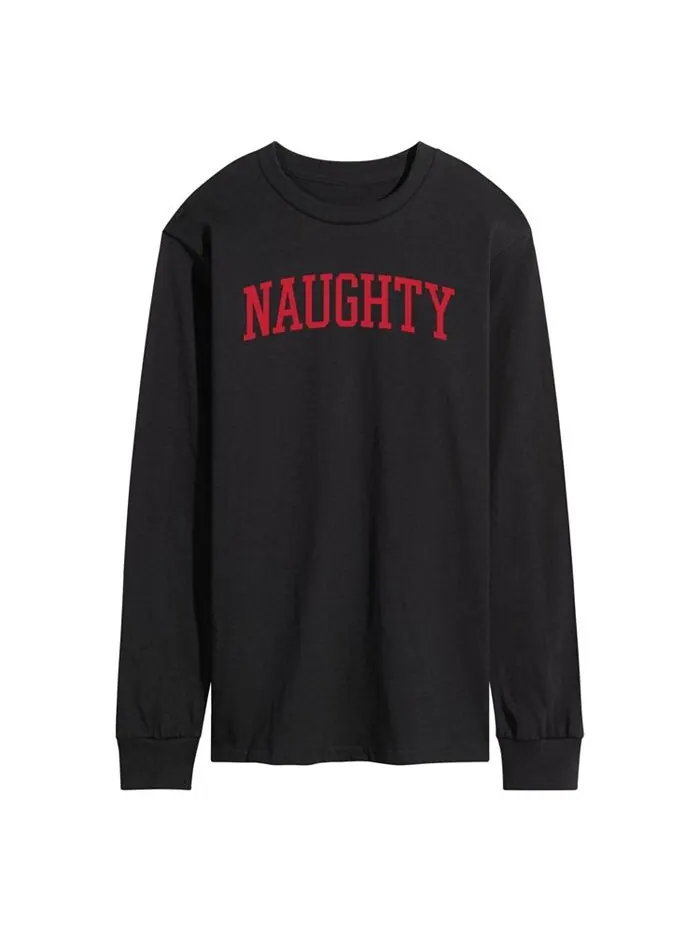 Мужская футболка с длинным рукавом Naughty AIRWAVES — изображение 1 из 2, черный