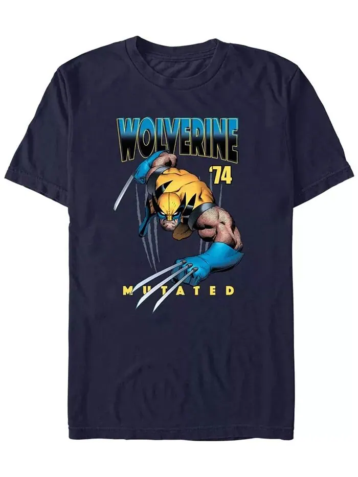 Мужская футболка с коротким рукавом Wolverine All Mutated Fifth Sun — изображение 1 из 3, темно-синий