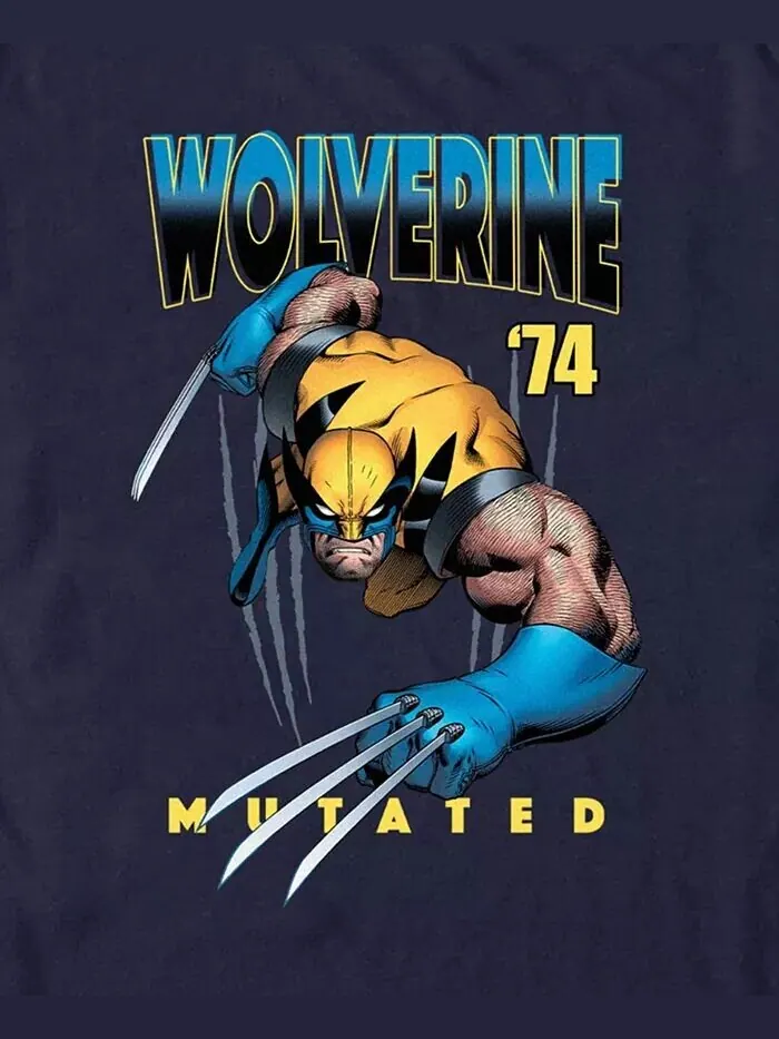 Мужская футболка с коротким рукавом Wolverine All Mutated Fifth Sun — изображение 3 из 3, темно-синий