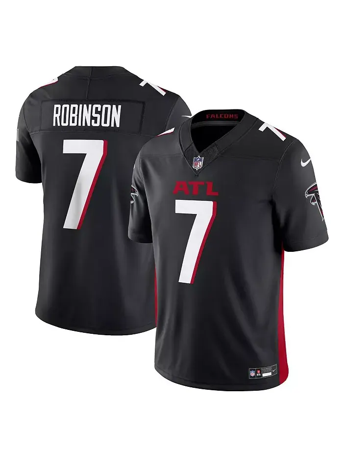 Мужская лимитированная джерси Atlanta Falcons Bijan Robinson в технологии Vapor F.U.S.E Nike — изображение 1 из 3, черный
