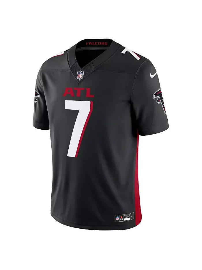 Мужская лимитированная джерси Atlanta Falcons Bijan Robinson в технологии Vapor F.U.S.E Nike — изображение 2 из 3, черный