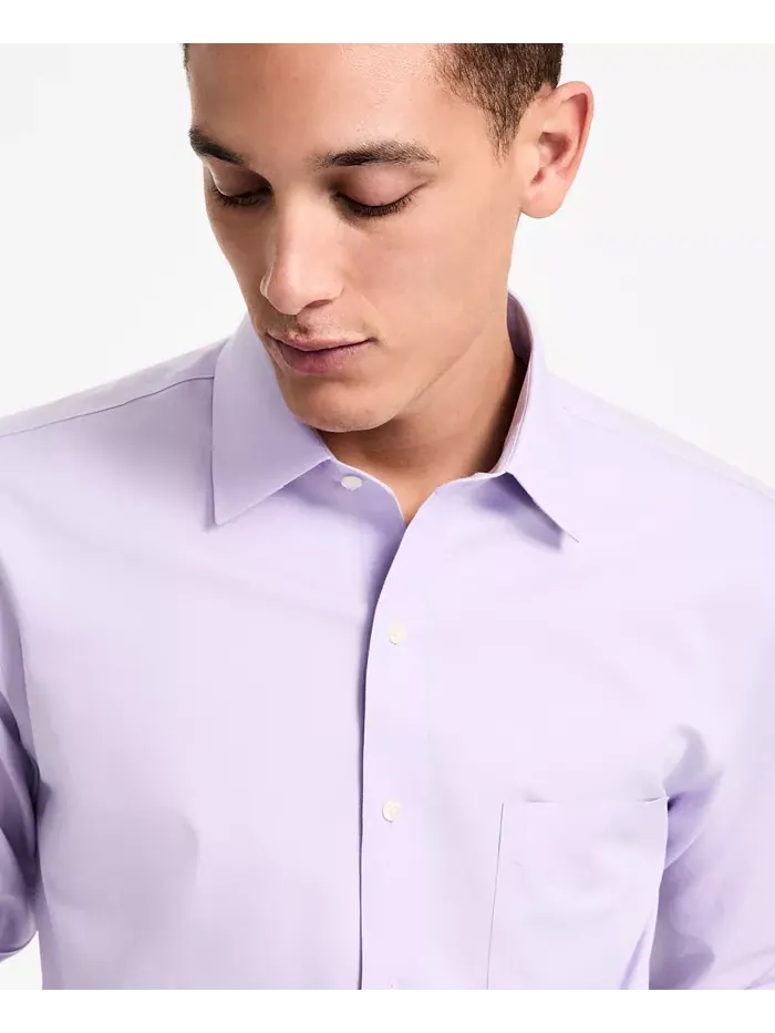 Мужская классическая рубашка с воротником-стойкой Non-Iron Spread, однотонная Brooks Brothers — изображение 3 из 4