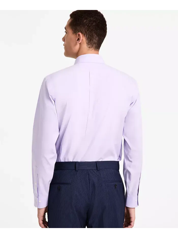 Мужская классическая рубашка с воротником-стойкой Non-Iron Spread, однотонная Brooks Brothers — изображение 4 из 4