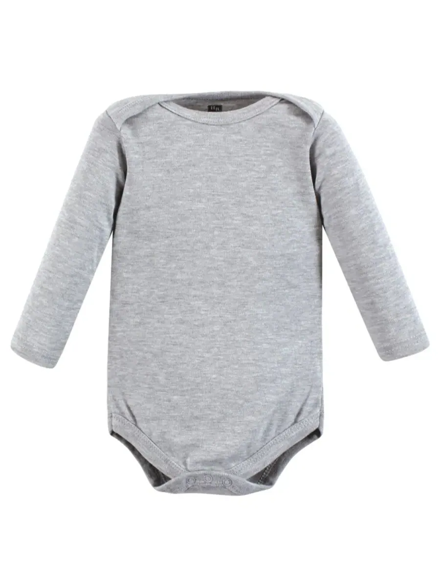 Набор из 7 хлопковых боди с длинными рукавами для младенцев Hudson Baby, Sports Stripes — изображение 6 из 9