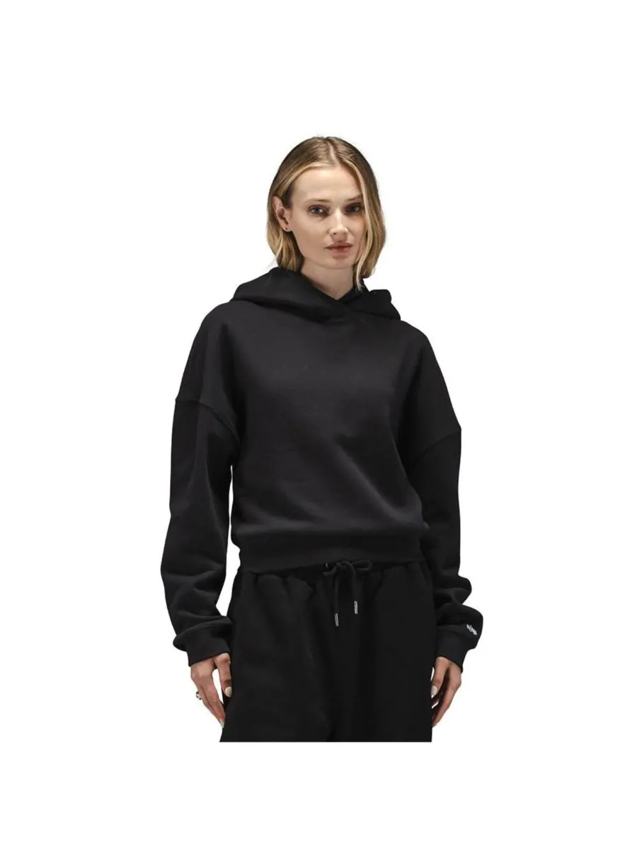 Женская укороченная толстовка Essential W Alpha Industries — изображение 1 из 3, черный