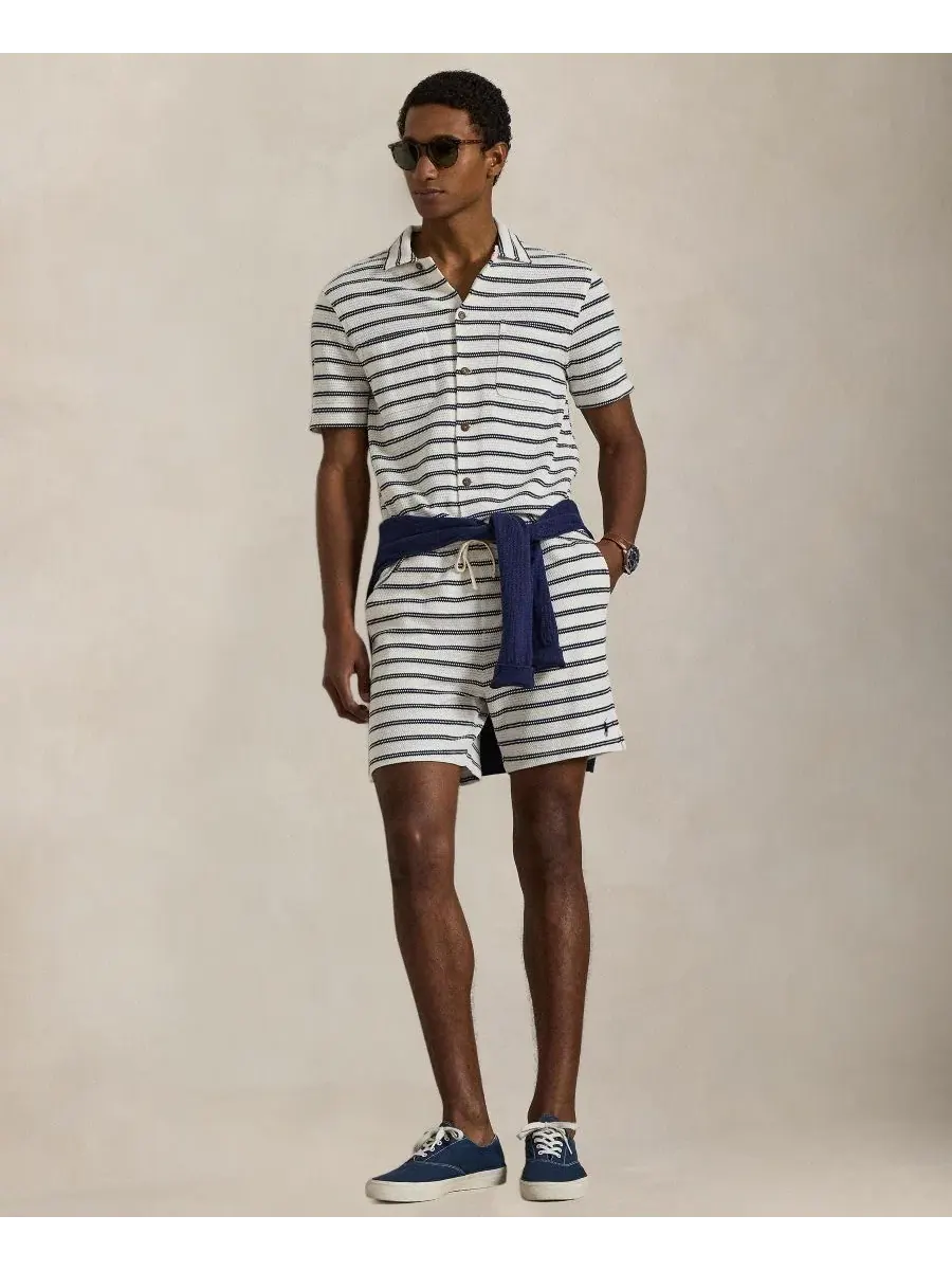 Мужская полосатая рубашка с отложным воротником Polo Ralph Lauren — изображение 2 из 6