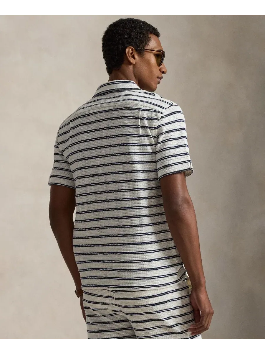 Мужская полосатая рубашка с отложным воротником Polo Ralph Lauren — изображение 5 из 6