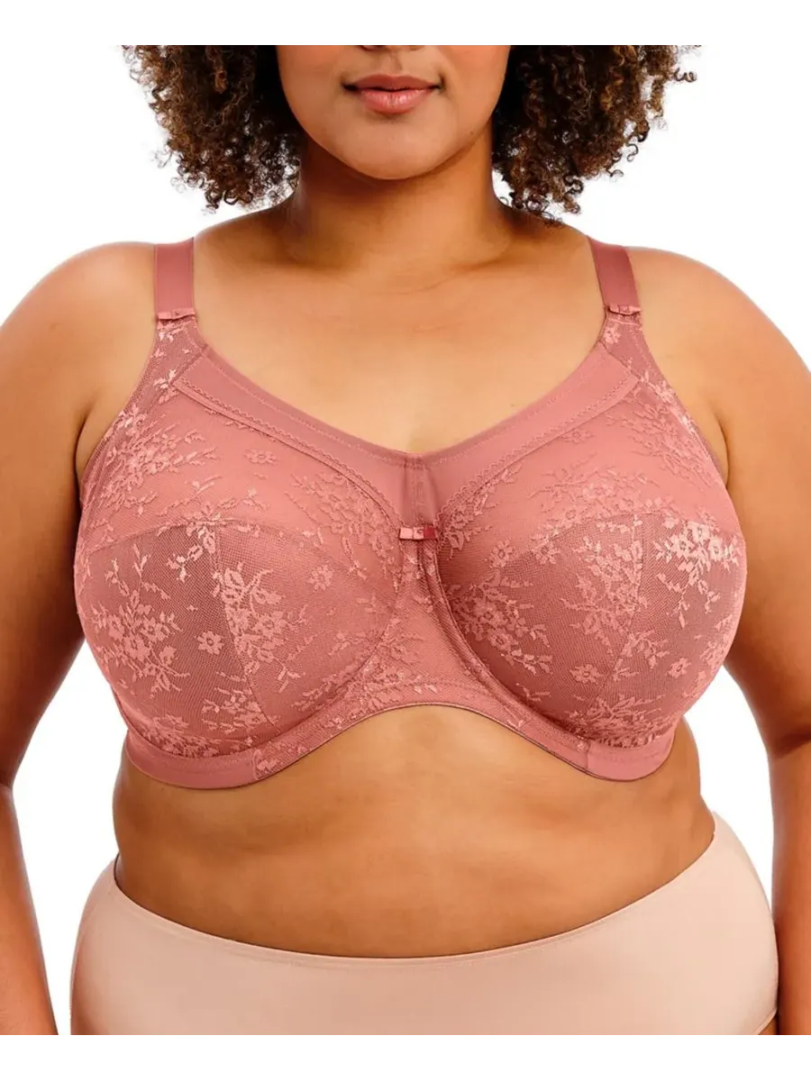 Бюстгальтер Elomi Plus Size Verity на косточках с полной чашкой Goddess, розовыйwood — изображение 1 из 3, розовое дерево