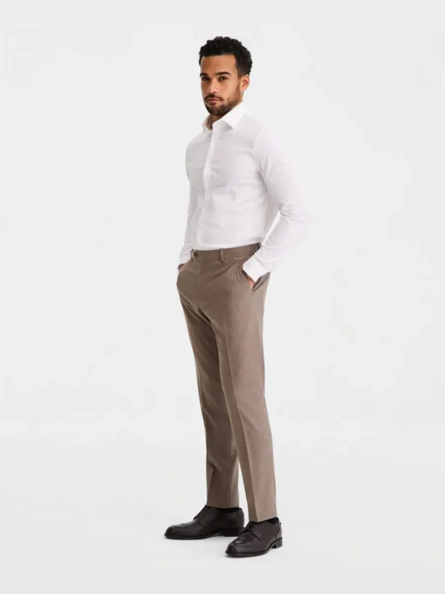 Мужской костюм современного кроя, состоящий из отдельных брюк Ted Baker — изображение 2 из 7, бежевый