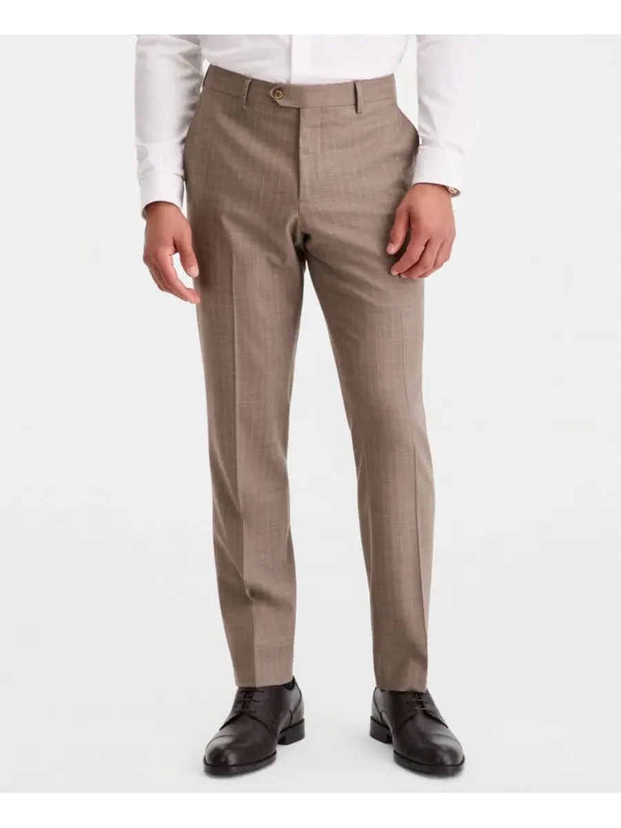 Мужской костюм современного кроя, состоящий из отдельных брюк Ted Baker — изображение 3 из 7, бежевый