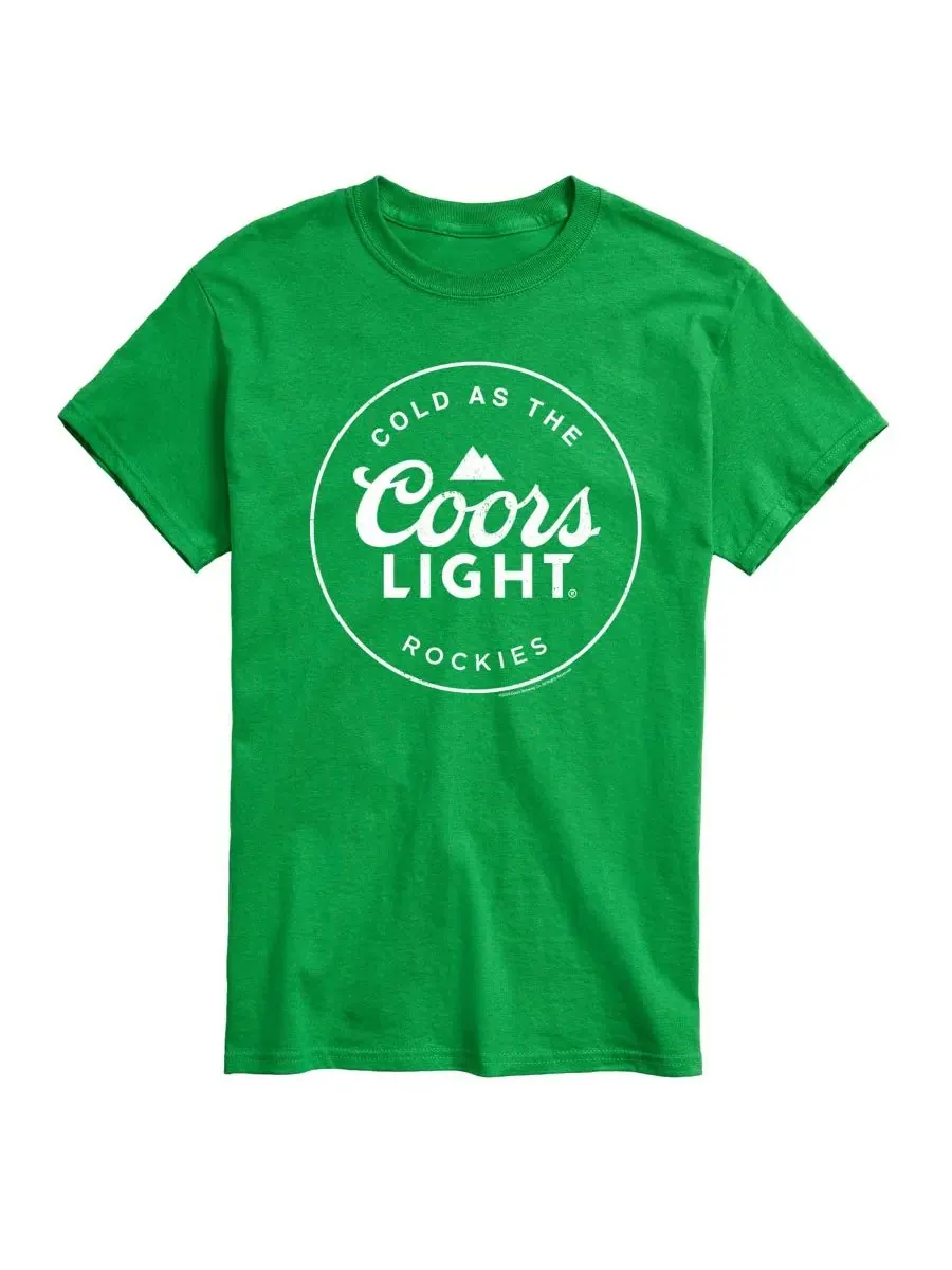 Мужская футболка с коротким рукавом Coors Light Cold As The Rockies с графическим принтом AIRWAVES — изображение 1 из 3