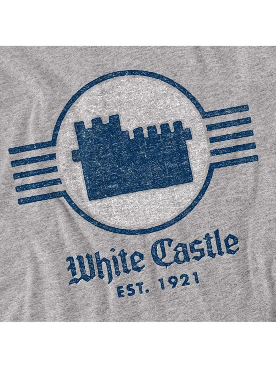 Футболка с эмблемой для высоких и крупных людей White Castle — изображение 3 из 3, приглушенный