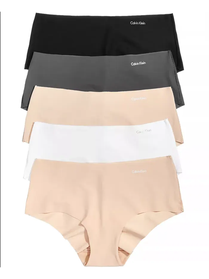 Невидимые трусики-хипстеры, 5 шт. Calvin Klein — изображение 1 из 5, мульти