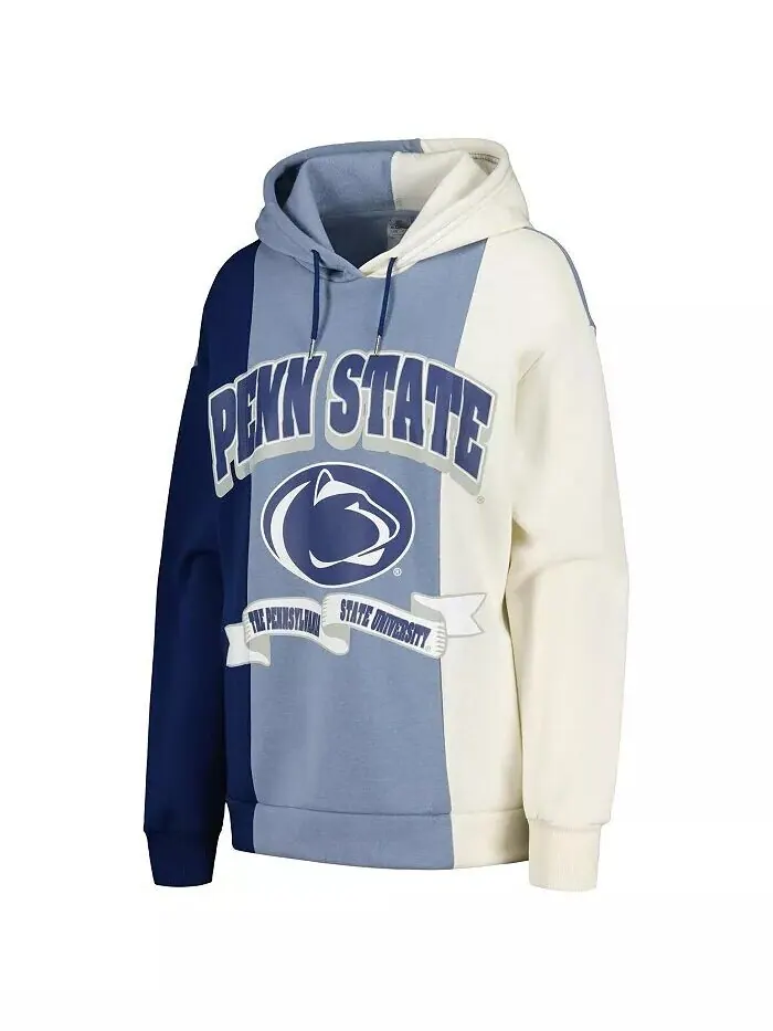 Женский темно-синий пуловер с капюшоном с цветными блоками Penn State Nittany Lions Hall of Fame — изображение 3 из 3