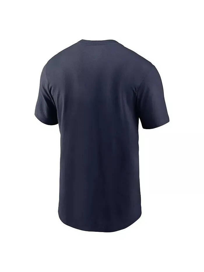 Мужская темно-синяя футболка Denver Broncos Primetime Wordmark Essential Nike — изображение 3 из 3, темно-синий
