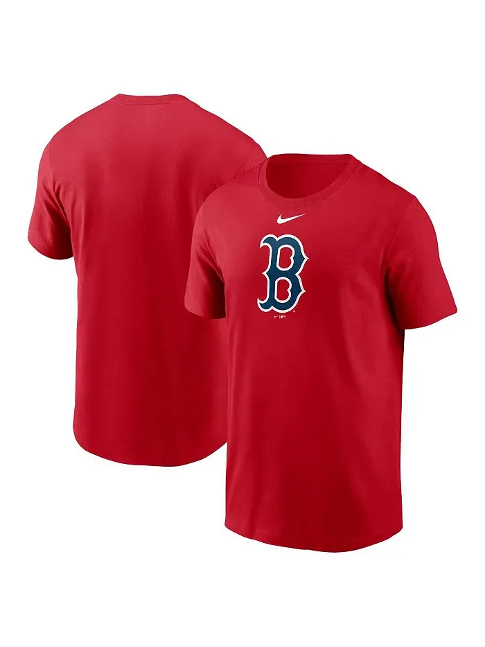 Мужская футболка Boston Red Sox с логотипом Fuse, красная Nike — изображение 1 из 3