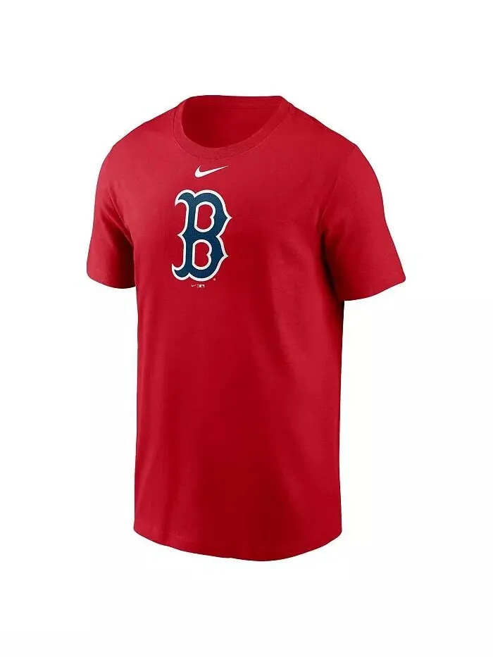 Мужская красная футболка с логотипом Boston Red Sox Fuse Nike — изображение 2 из 3, красный