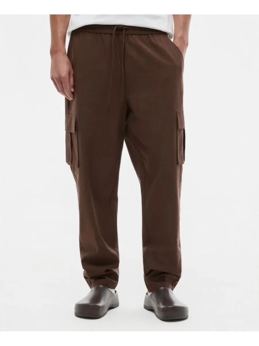 Брюки карго свободного кроя с завязками на поясе, модель Utility Cargo-Pocket Pants Mode of One — изображение 3 из 4