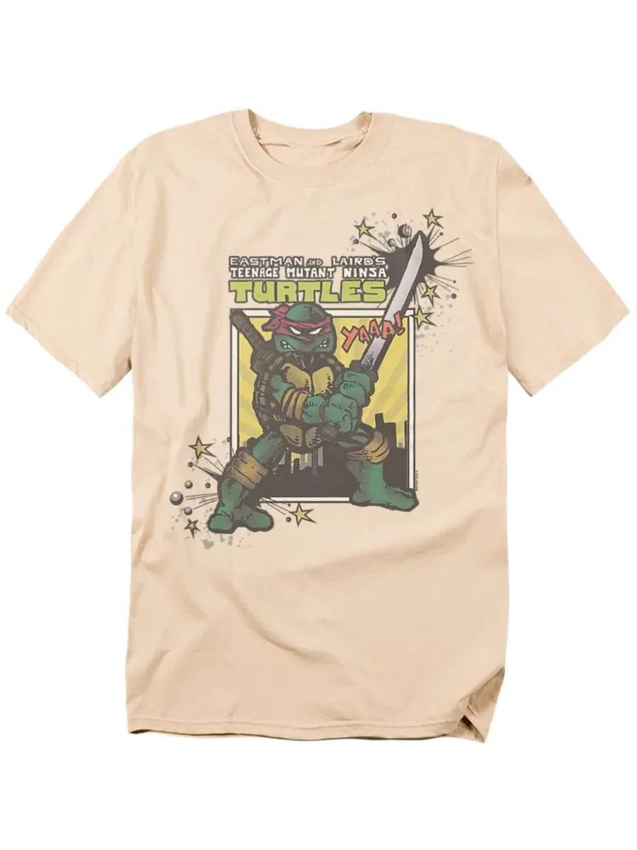 Футболка с длинным рукавом Leonardo Yaaa Teenage Mutant Ninja Turtles — изображение 1 из 3, бежевый