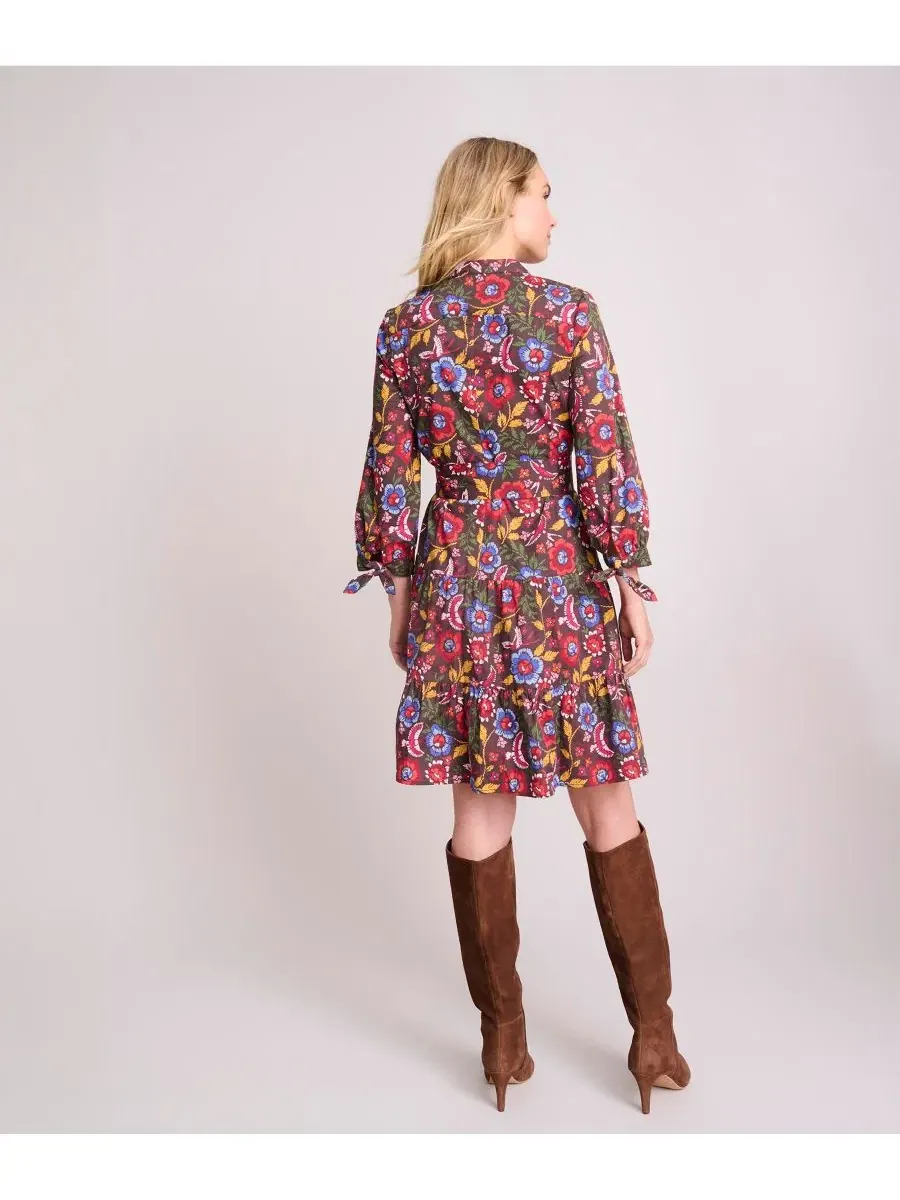 Платье с поясом Alana UNTUCKit — изображение 3 из 3, коричневый