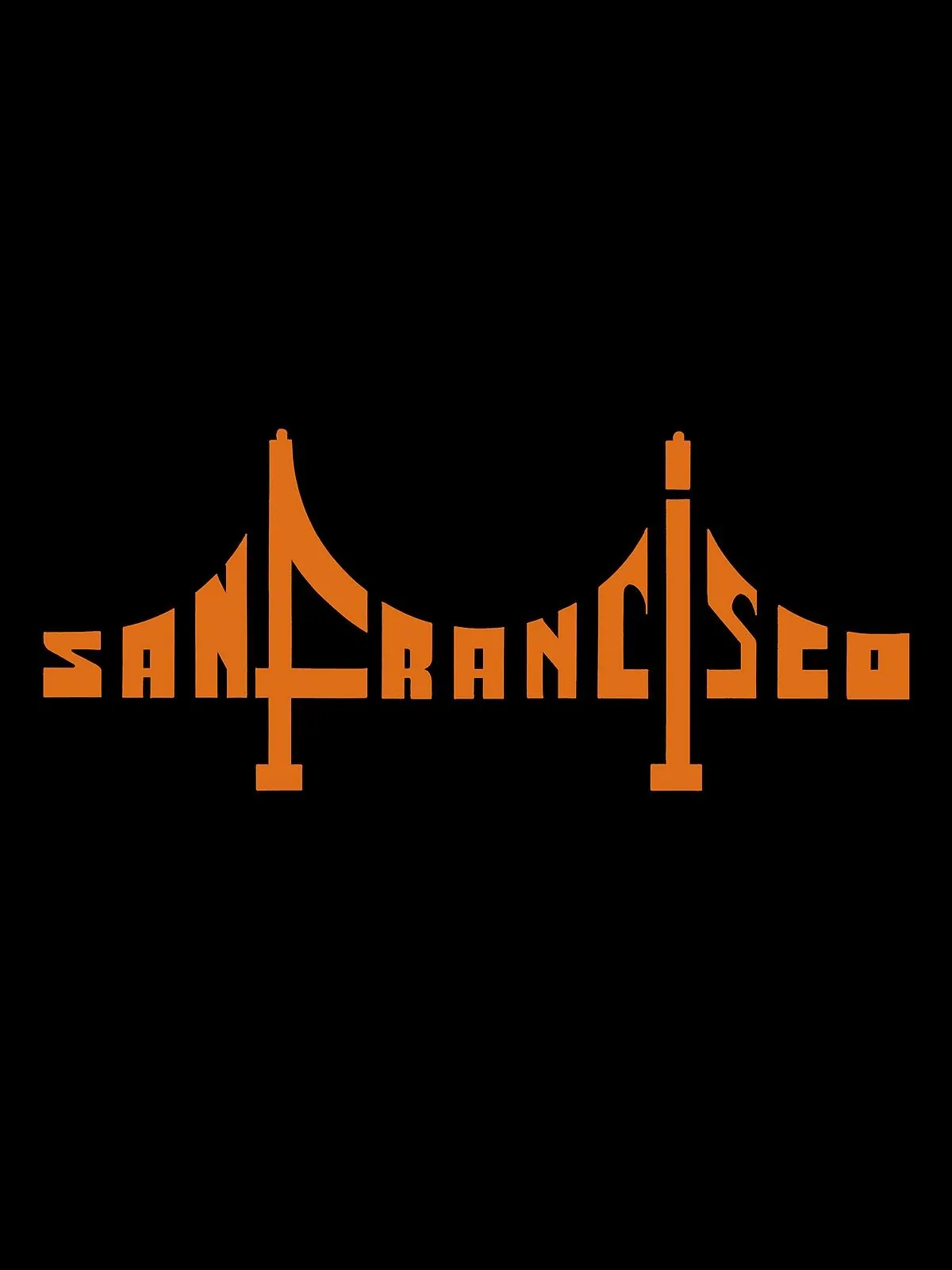 Мужская толстовка с капюшоном san francisco bridge word art LA Pop Art — изображение 3 из 3, темный серый