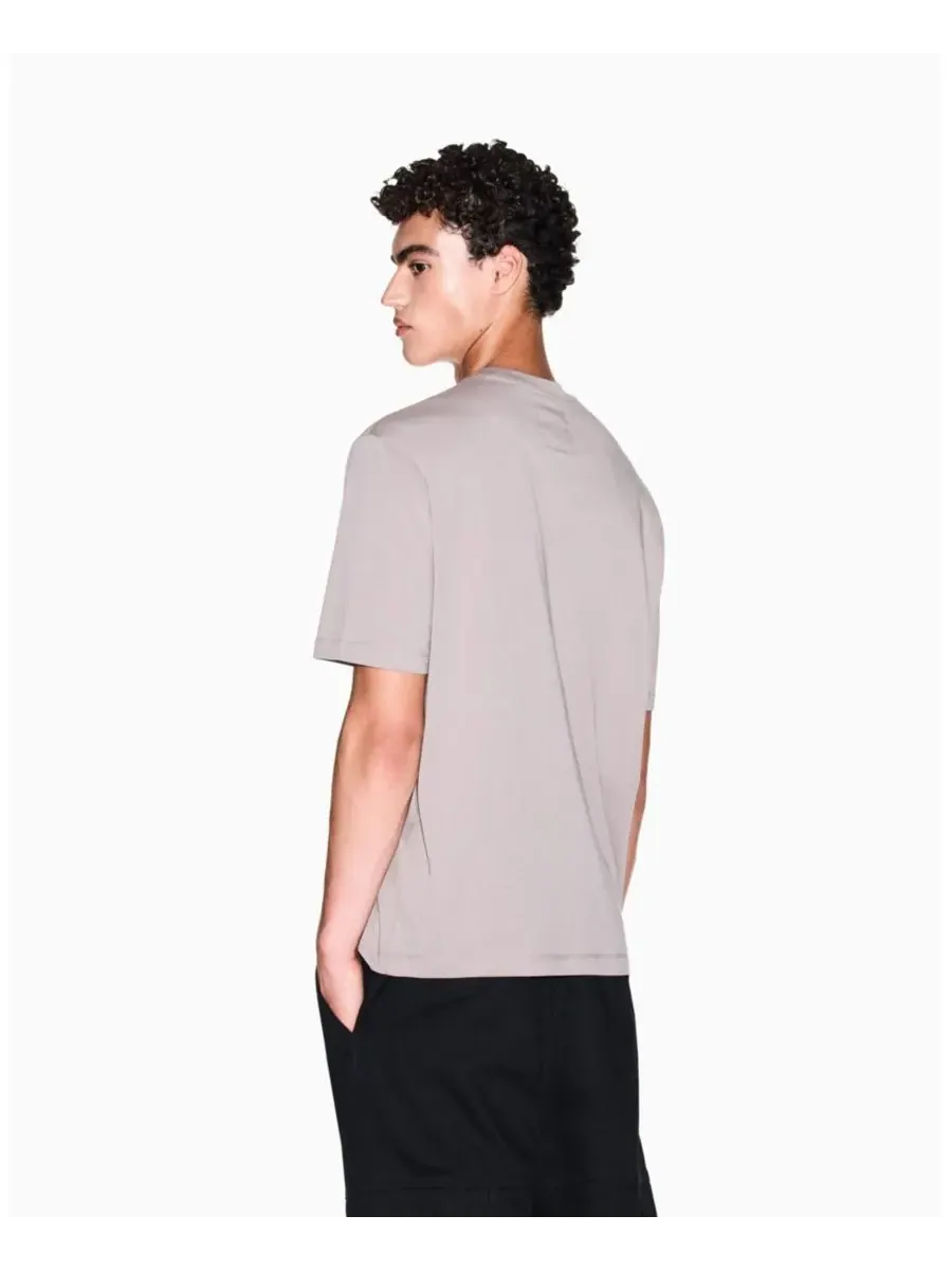 Мужская футболка с небольшим логотипом A|X Armani Exchange — изображение 4 из 6, бежевый