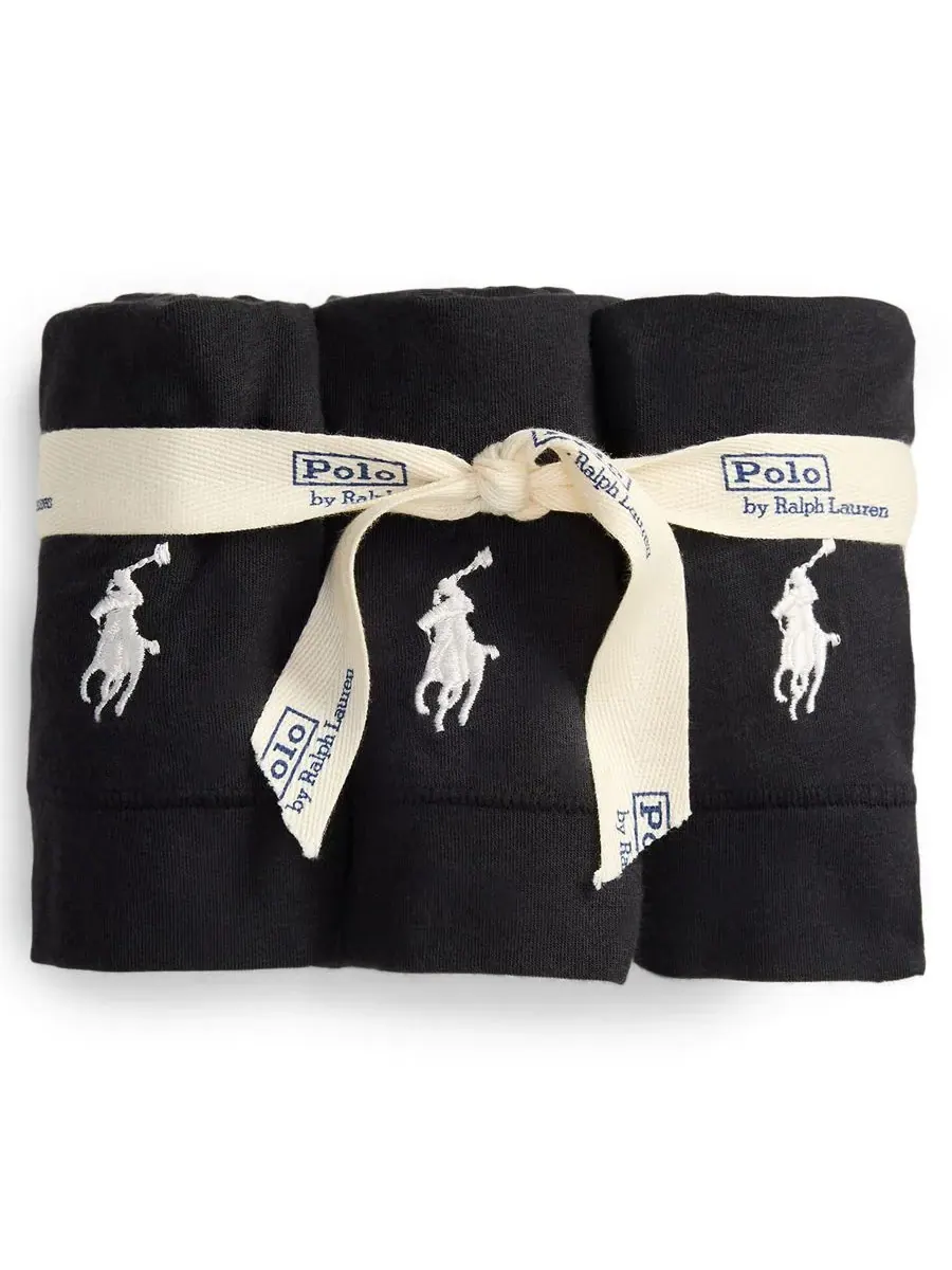 Polo Ralph Lauren Женский комплект из 3 шорт-боксеров (4P0712) — изображение 4 из 5, черный