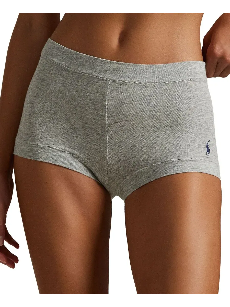 Polo Ralph Lauren Женский комплект из 3 шорт-боксеров (4P0712) — изображение 8 из 8, серый