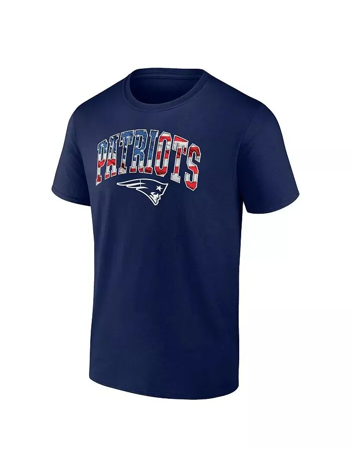 Футболка мужская Navy New England Patriots Banner Wave Logo Fanatics — изображение 3 из 3